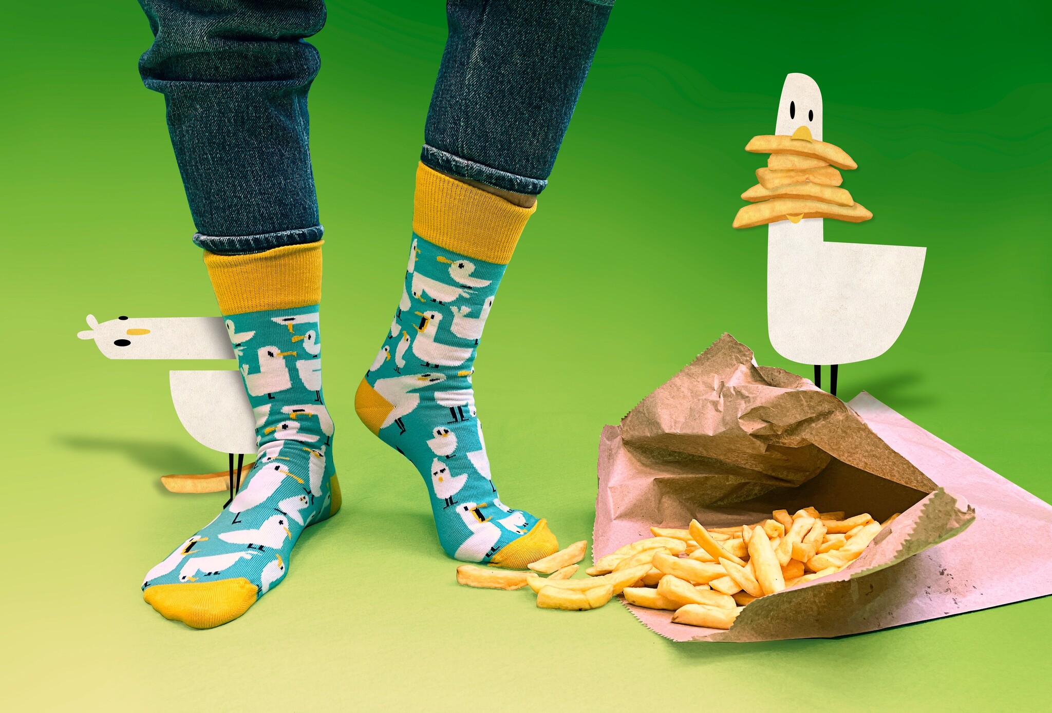 Irish Socksciety Mad Yoke Socks