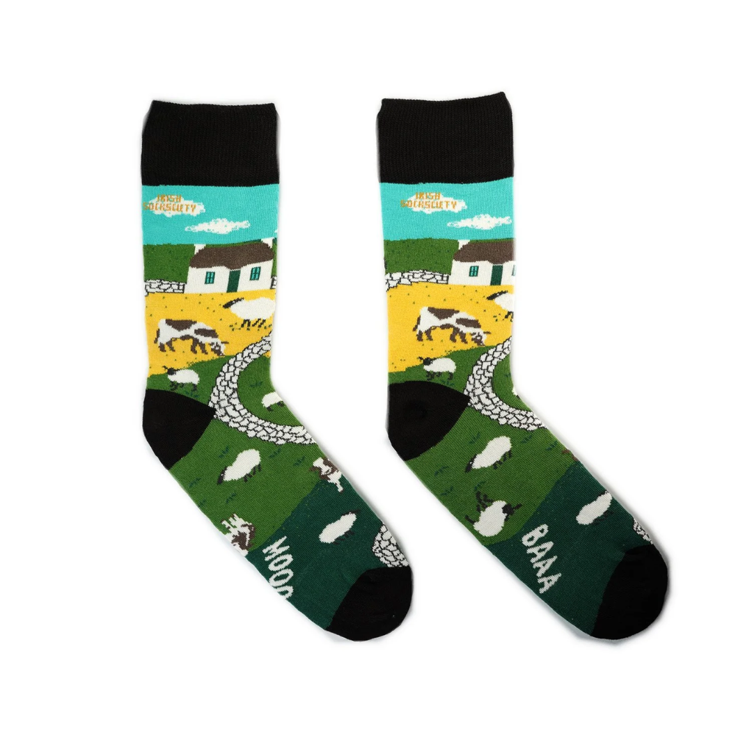 Irish Socksciety Irish Landscape Socks