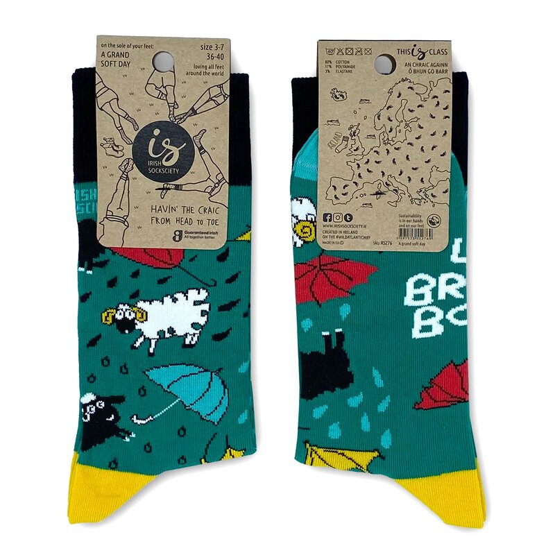 Irish Socksciety A Grand Soft Day Socks