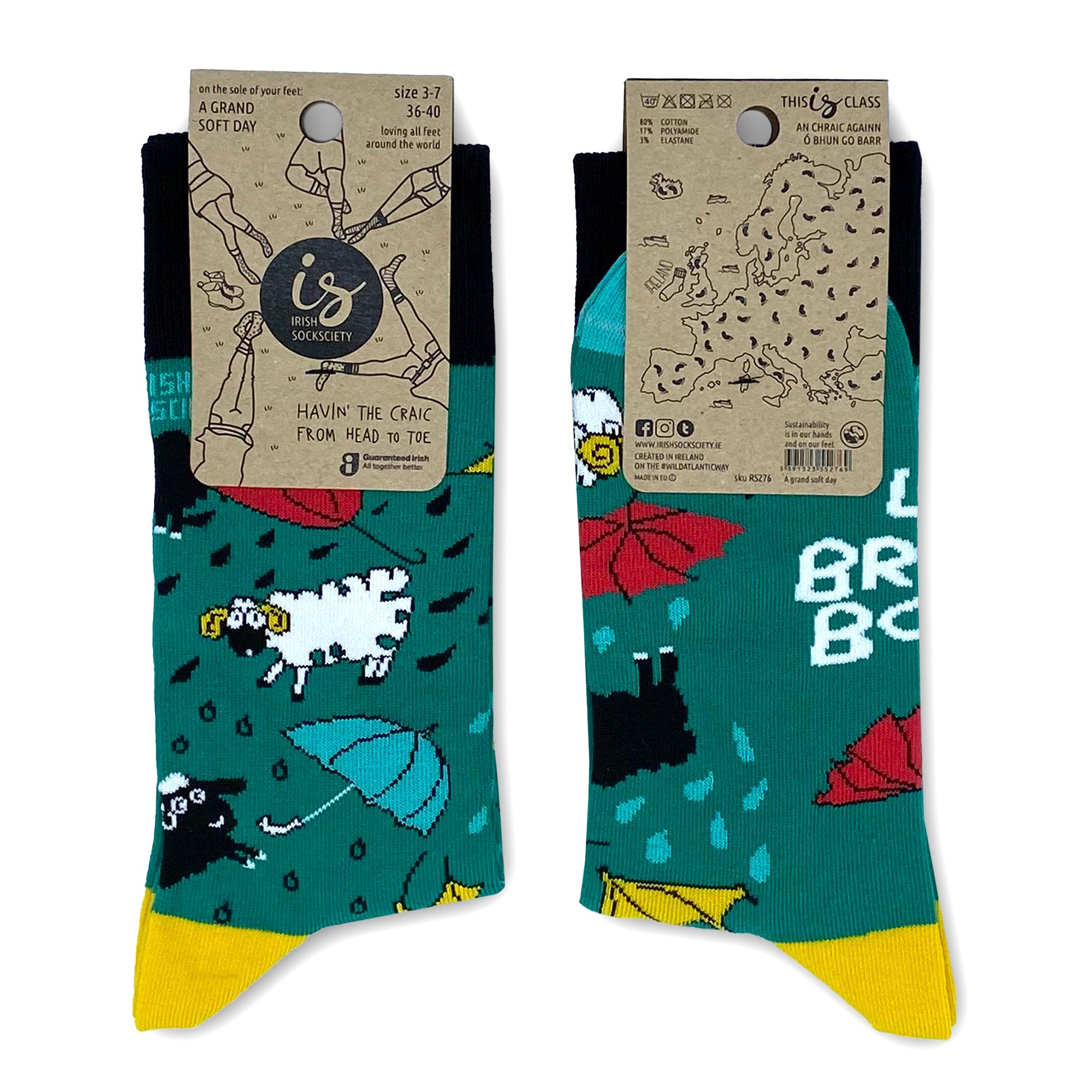 Irish Socksciety A Grand Soft Day Socks