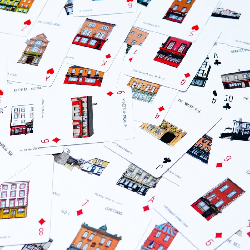 Cowfield Design Playing Cards: Dublin Pubs