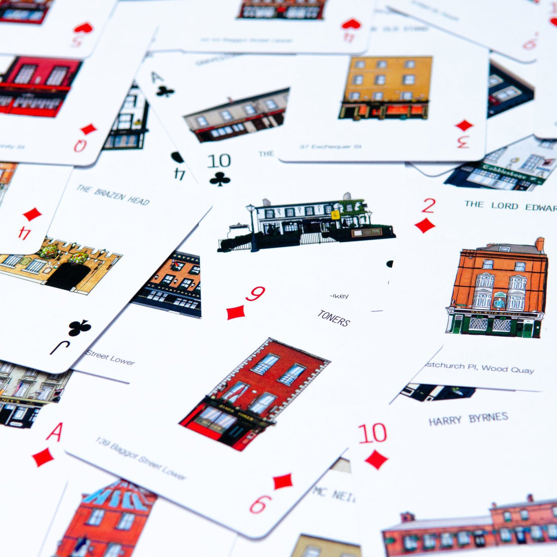 Cowfield Design Playing Cards: Dublin Pubs