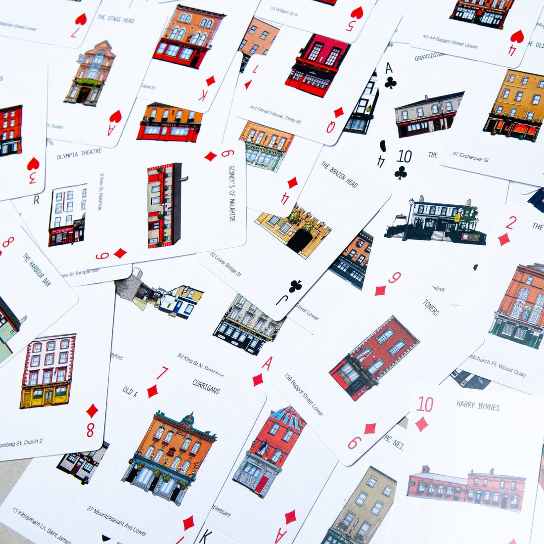Cowfield Design Playing Cards: Dublin Pubs