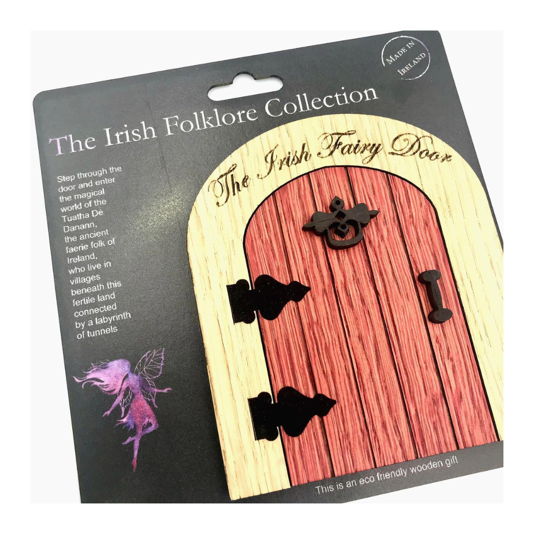 Caufield Country Boards Celtic Fairy Door - Red