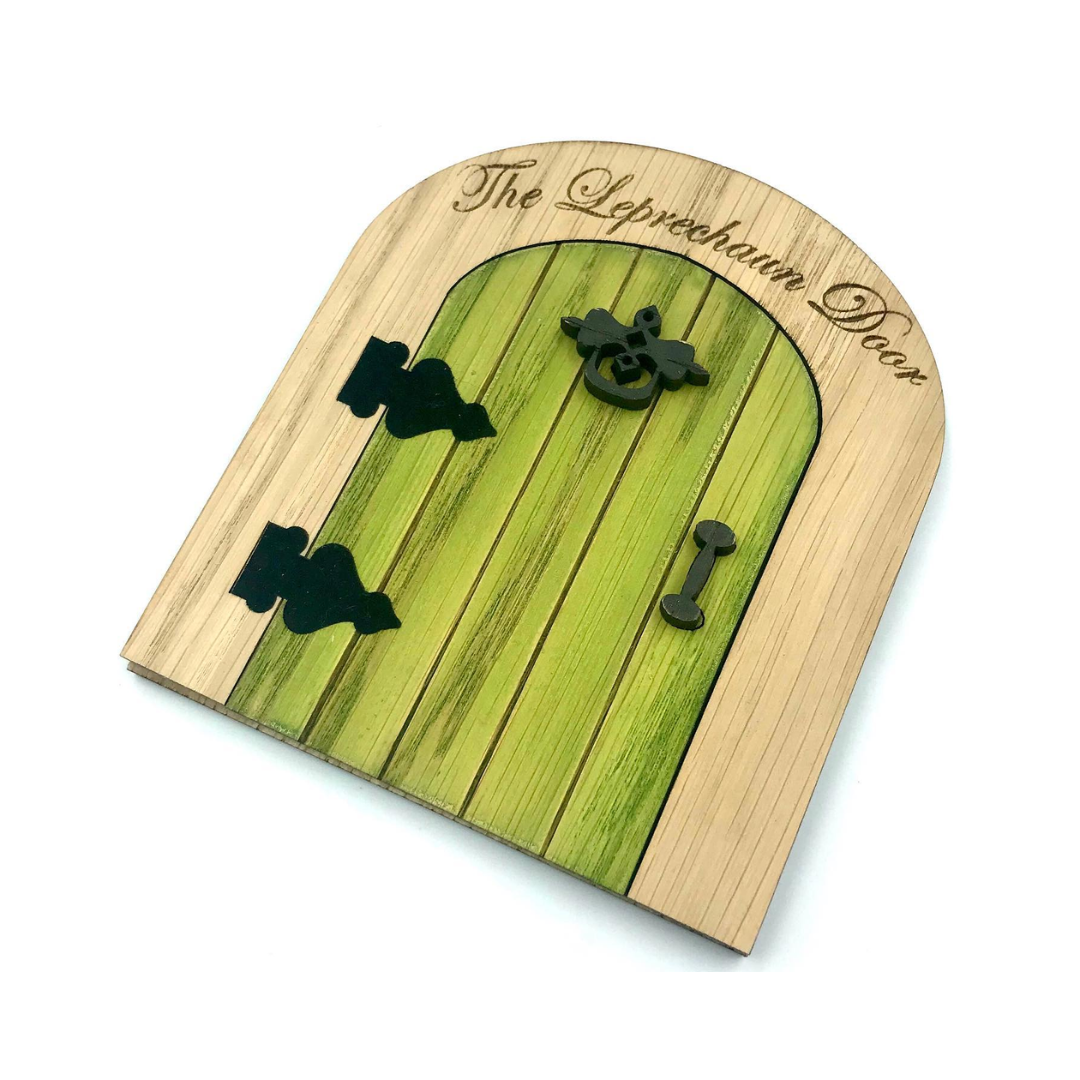 Caufield Country Boards Celtic Leprechaun Door - Green