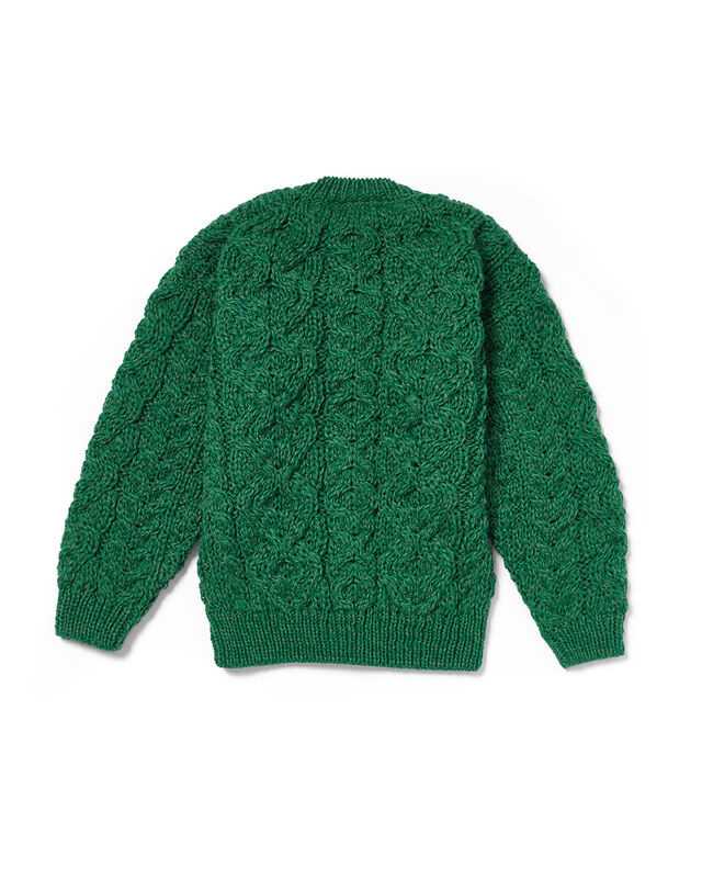Aran Woollen Mills Child's Aran SuperSoft Kiwi Cardigan
