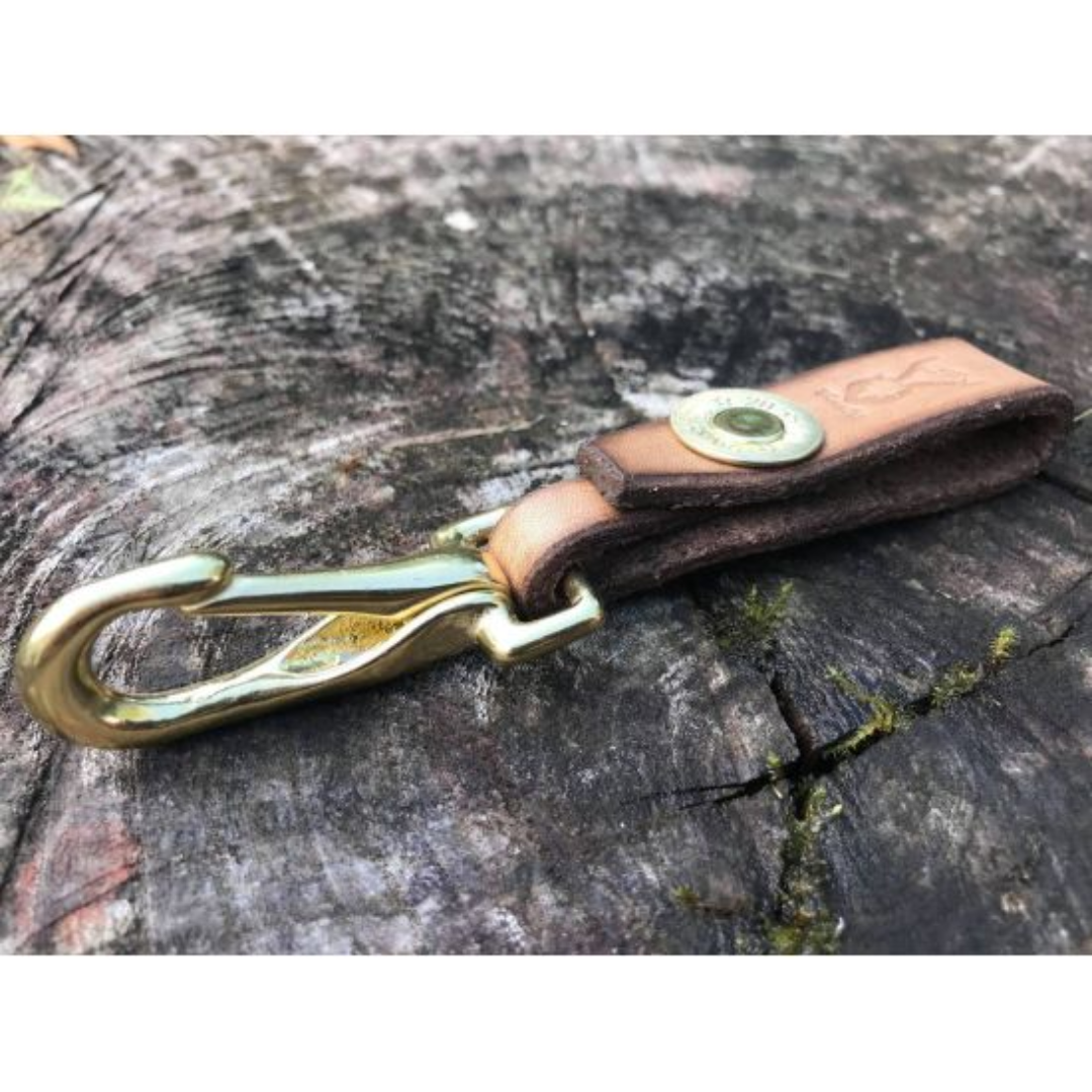 J Boult Shotgun Cartridge Key Lanyard - Brass