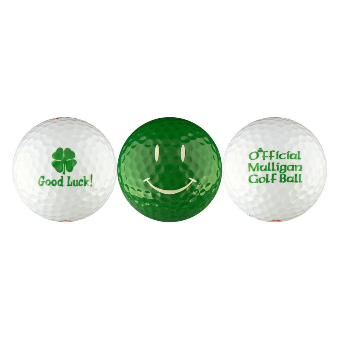 Burke and Hogan Good Luck Golf Balls (3 Pack)