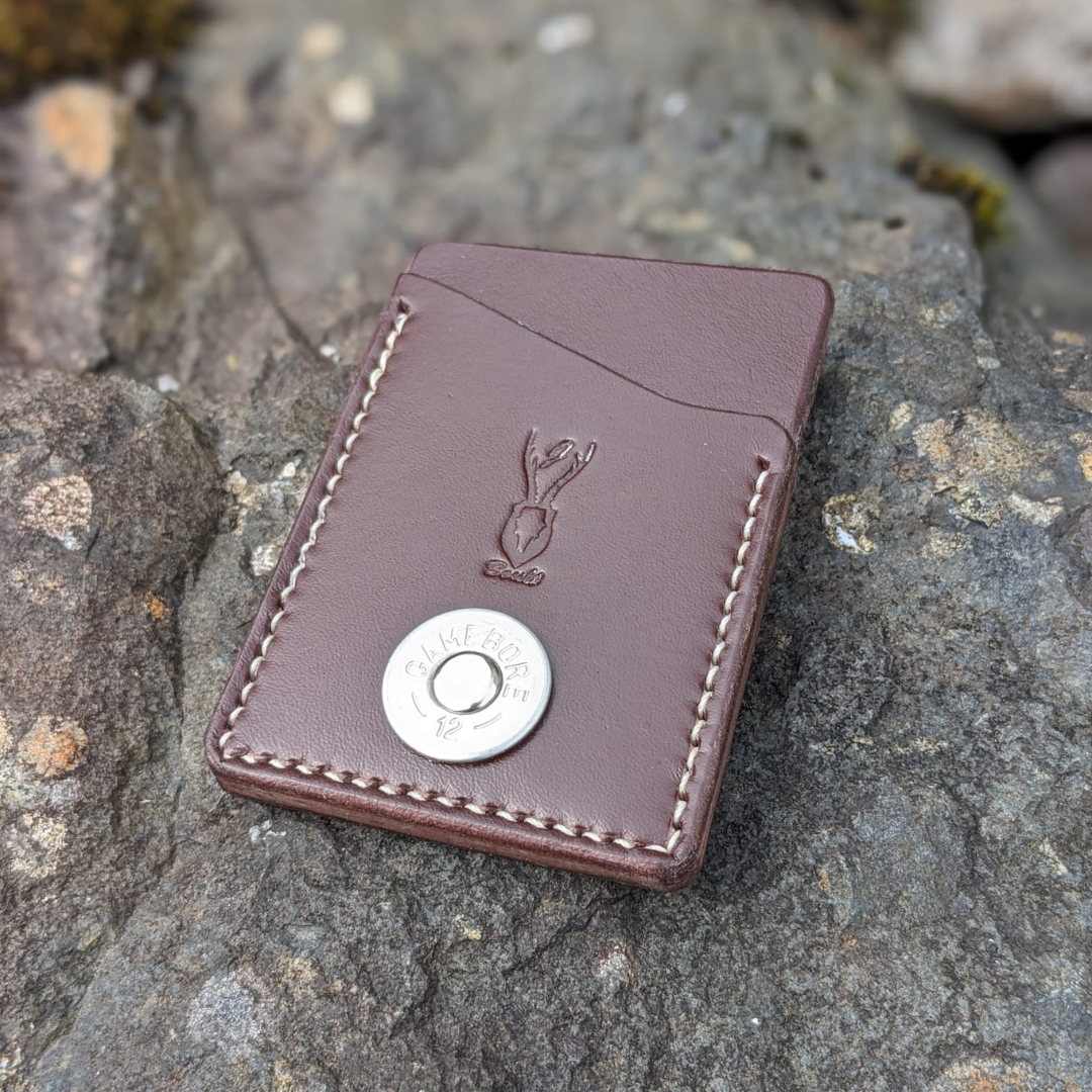 J Boult Shotgun Cartridge Leather Card Wallet