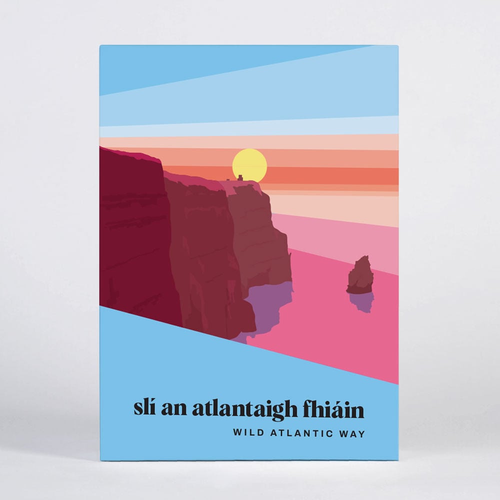 Pawpear Wild Atlantic Way Greeting Card Pack of 8