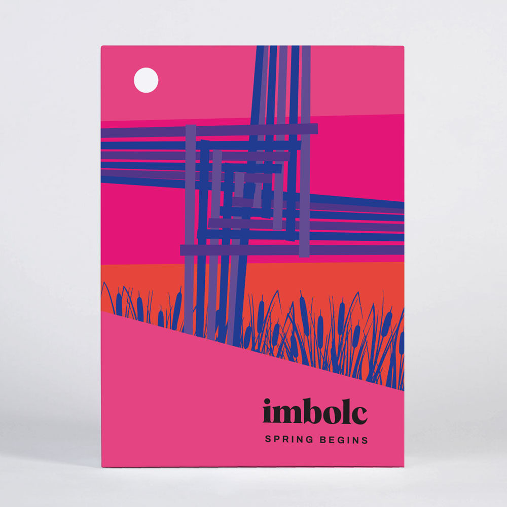 Pawpear Imbolc: Spring Begins Greeting Card Pack of 8