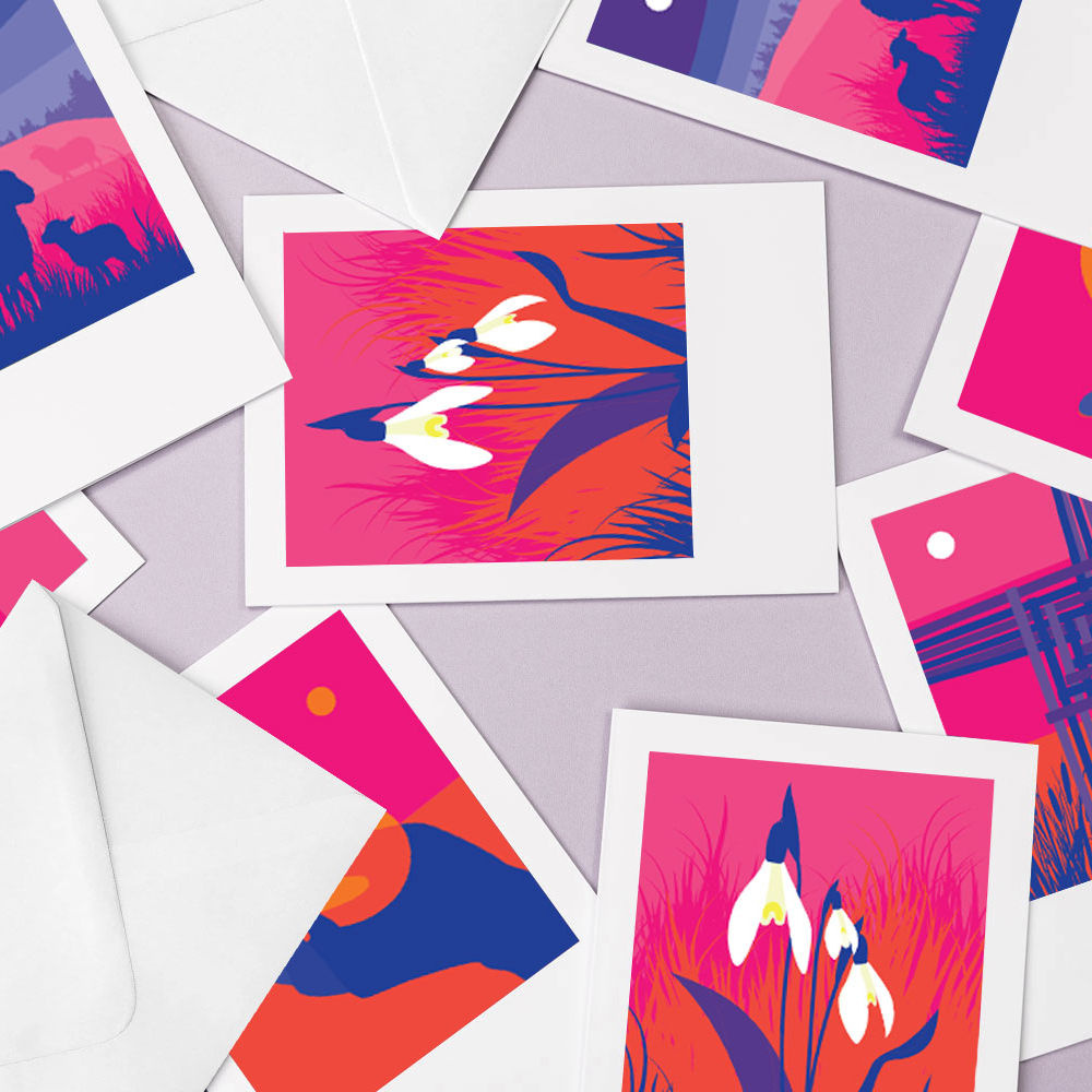 Pawpear Imbolc: Spring Begins Greeting Card Pack of 8