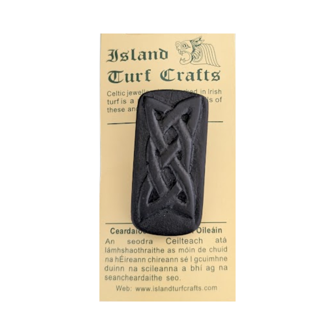 Island Turf Crafts Black Bog Brooch