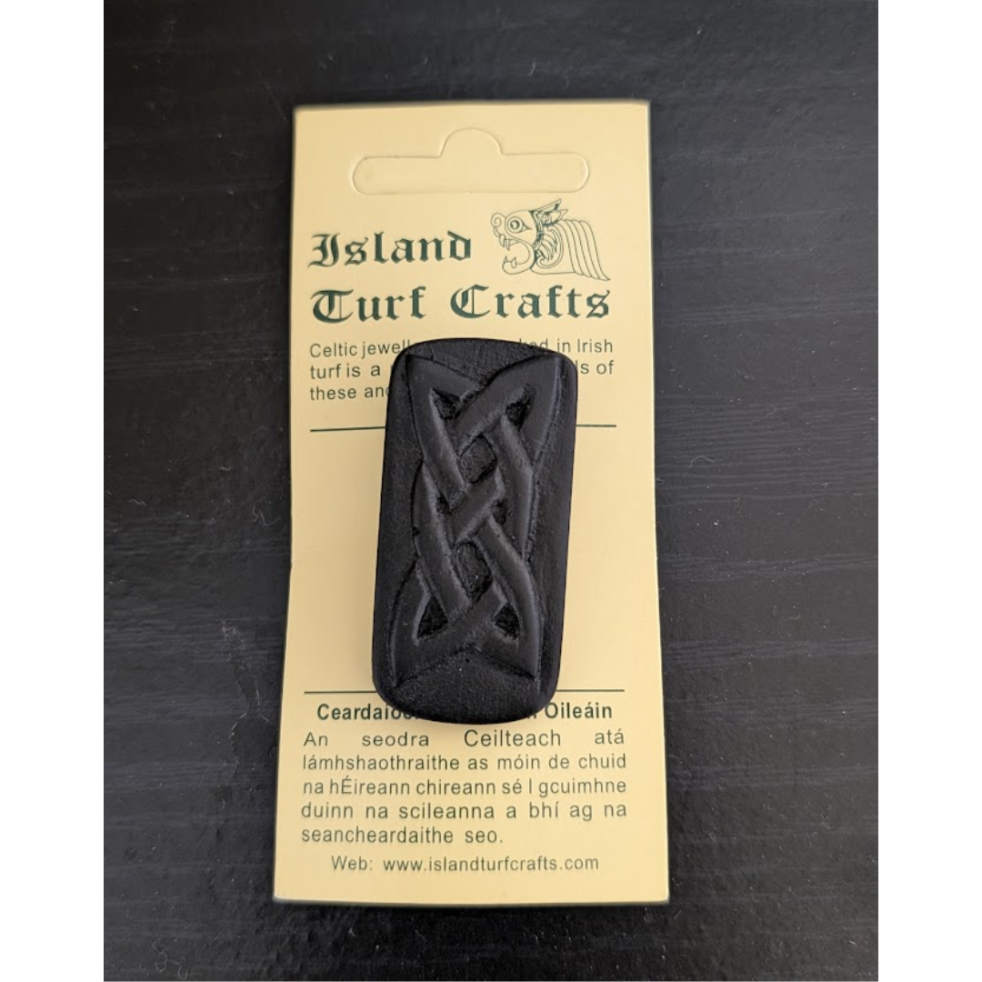 Island Turf Crafts Black Bog Brooch