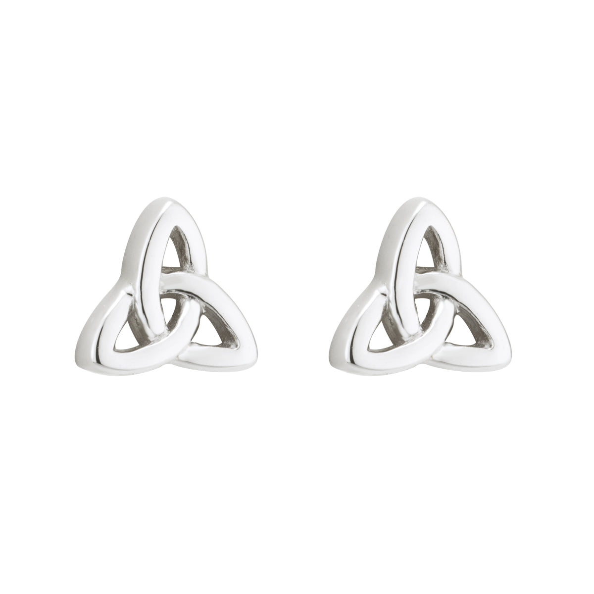 Solvar Trinity Knot Stud Earrings