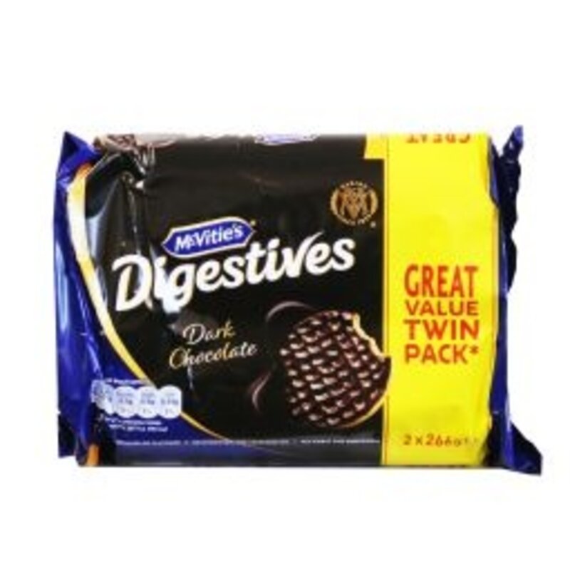 McVities McVities Dark Chocolate Digestive Twin Pack 532g (18.7oz)