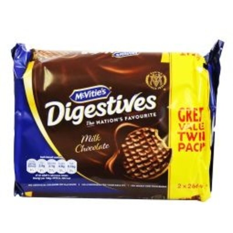 McVities McVities Milk Chocolate Digestive Twin Pack 532g (18.7oz)