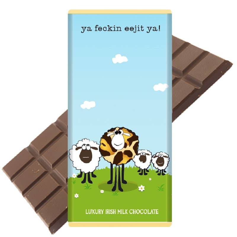 Sweet Living Kilkenny “Ya feckin eejit ya!” Chocolate Bar