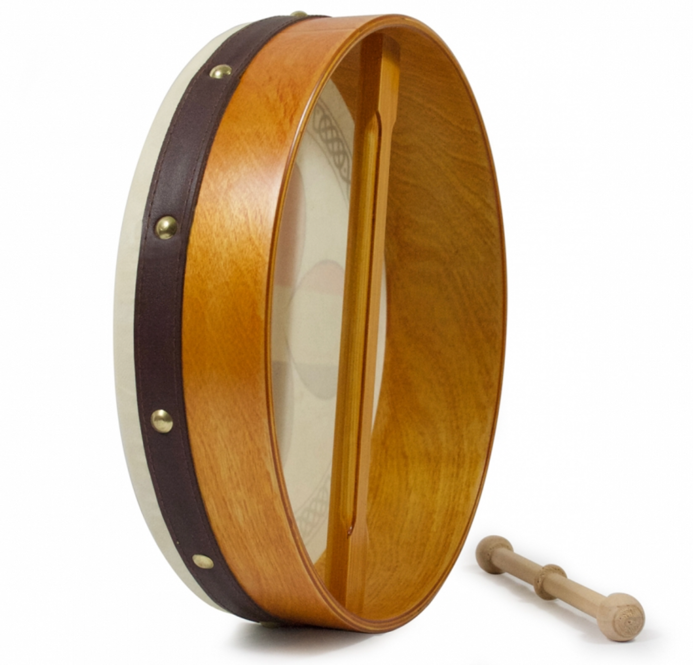 Waltons 12" Bodhrán - Shamrock Tri-color Design