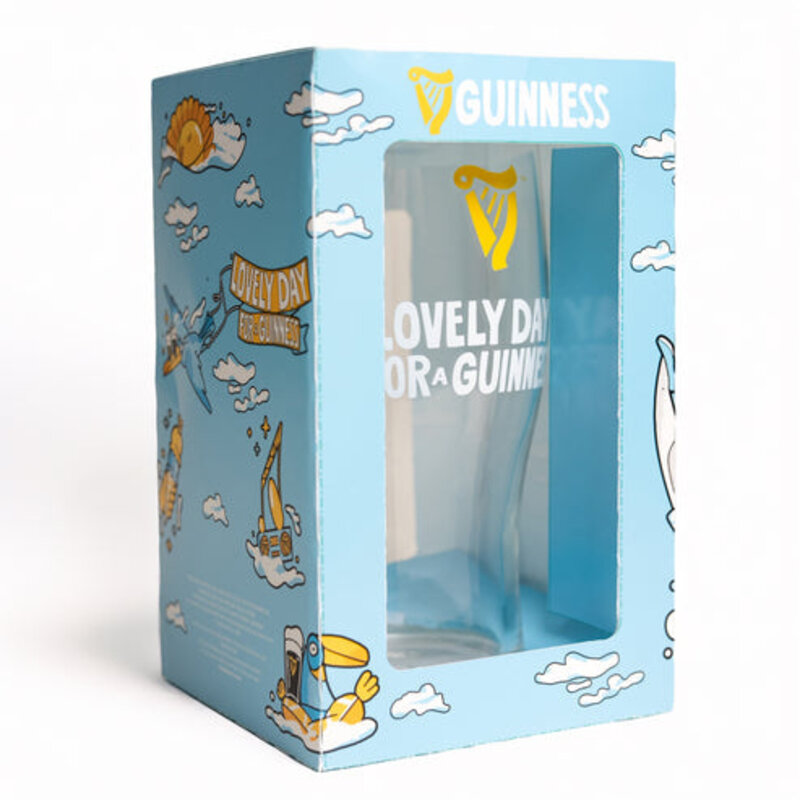 Guinness "Lovely Day for a Guinness" Pint Glass