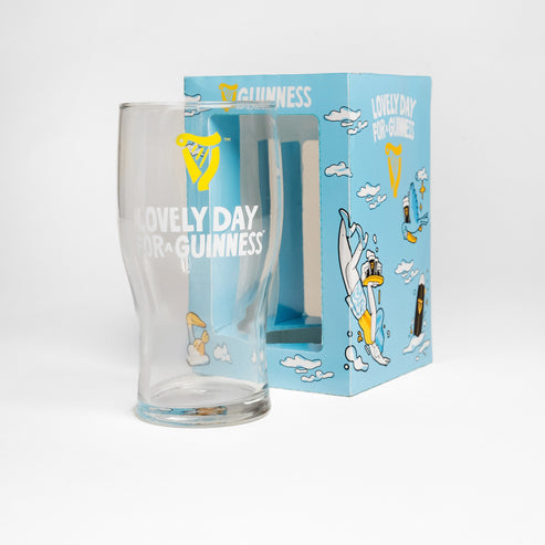 Guinness "Lovely Day for a Guinness" Pint Glass