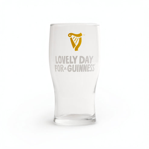 Guinness "Lovely Day for a Guinness" Pint Glass