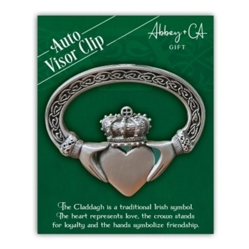 Cathedral Art Visor Clip: Claddagh