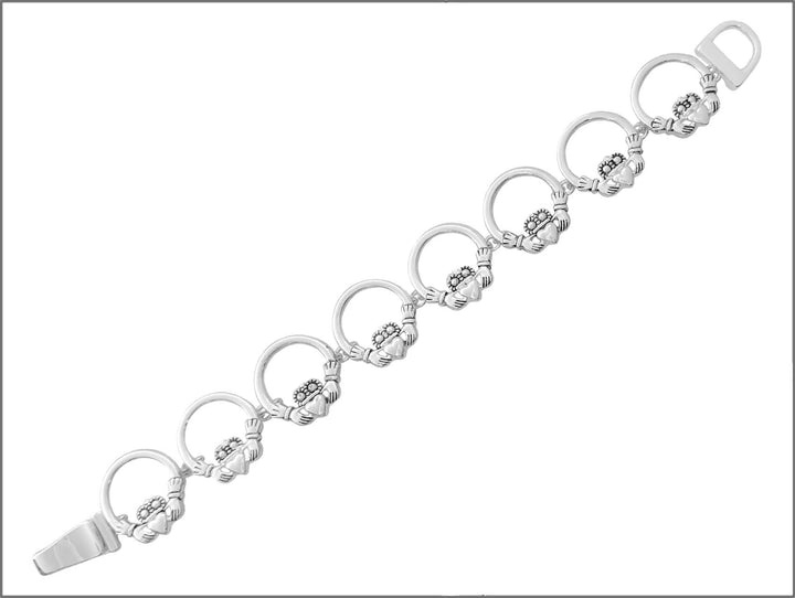 Timeless Irish Treasure Magnetic Claddagh Bracelet