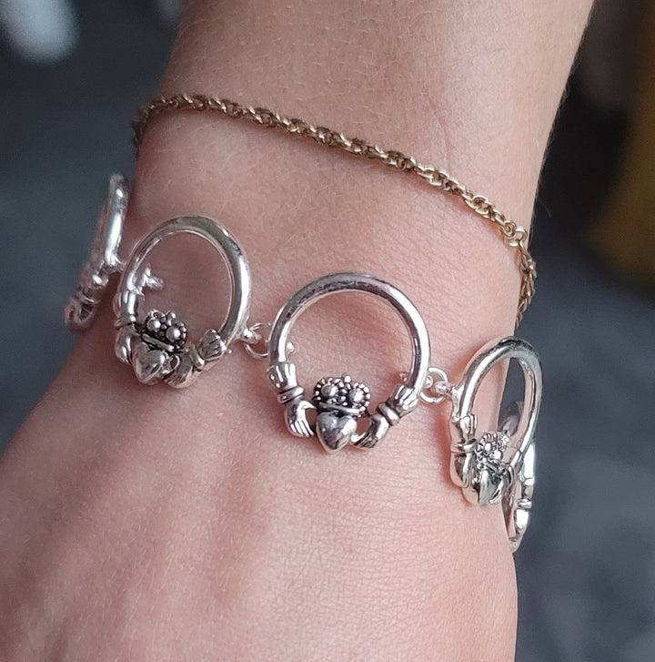 Timeless Irish Treasure Magnetic Claddagh Bracelet