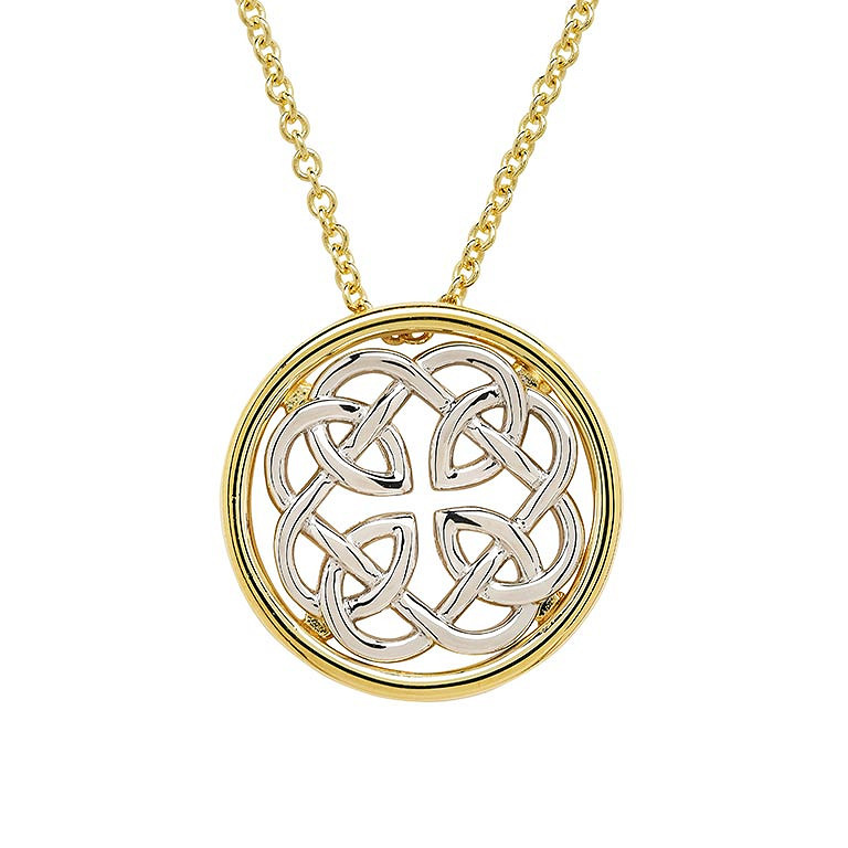 Shanore 14kt Gold Vermeil Celtic Knotwork Necklace