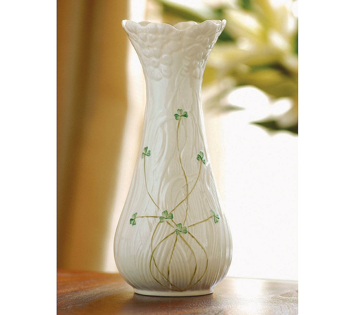 Belleek Daisy Vase