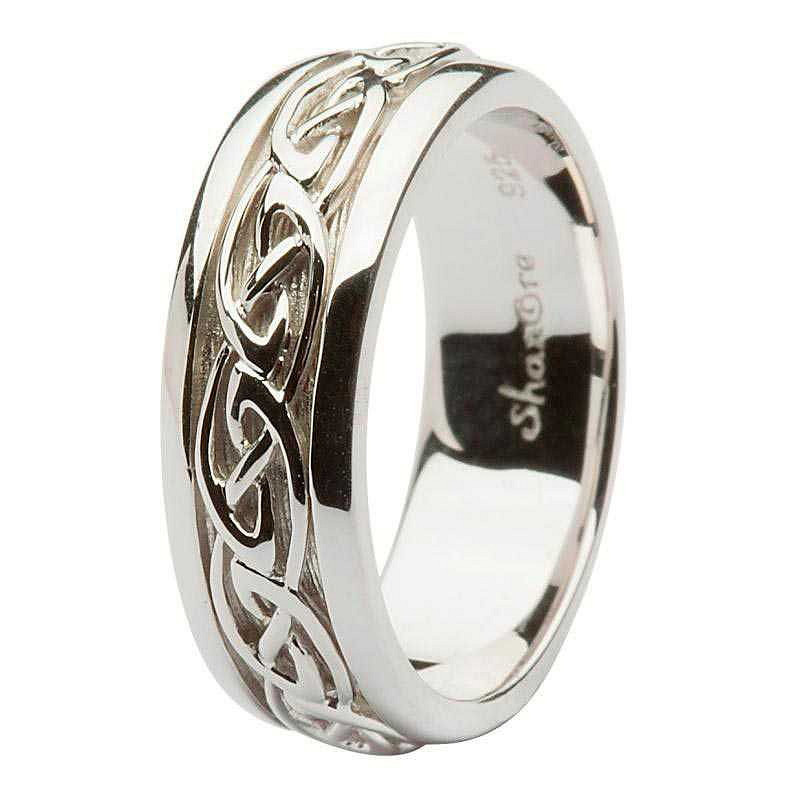 Shanore Sterling Silver Celtic Mens Ring