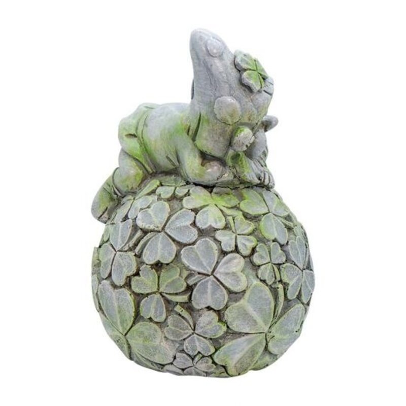 Bridgets of Erin Leprechaun Having a Ball Garden Statue