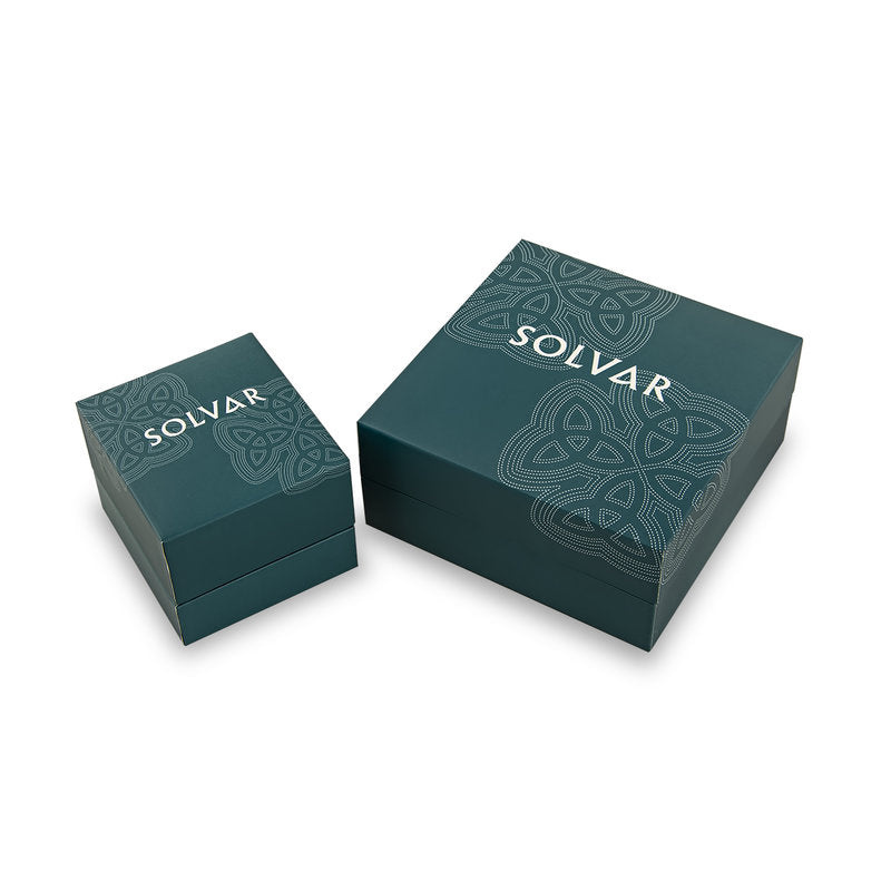 Solvar Gold Plated Trinity Knot Cufflinks