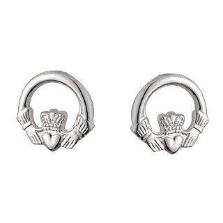Solvar Little Tara Sterling Silver Claddagh Earrings