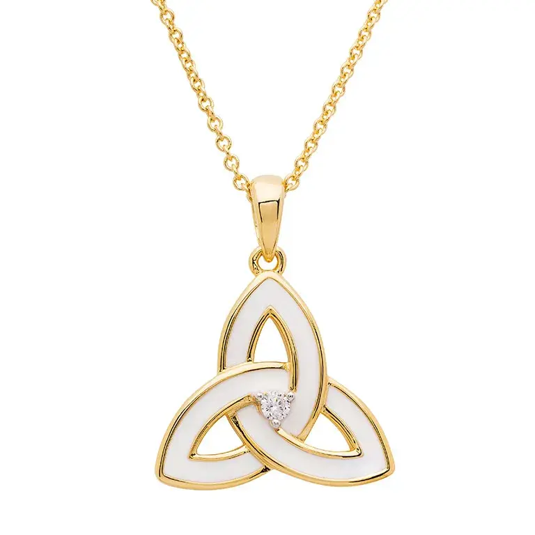 Shanore 14kt Gold Vermeil Trinity Necklace