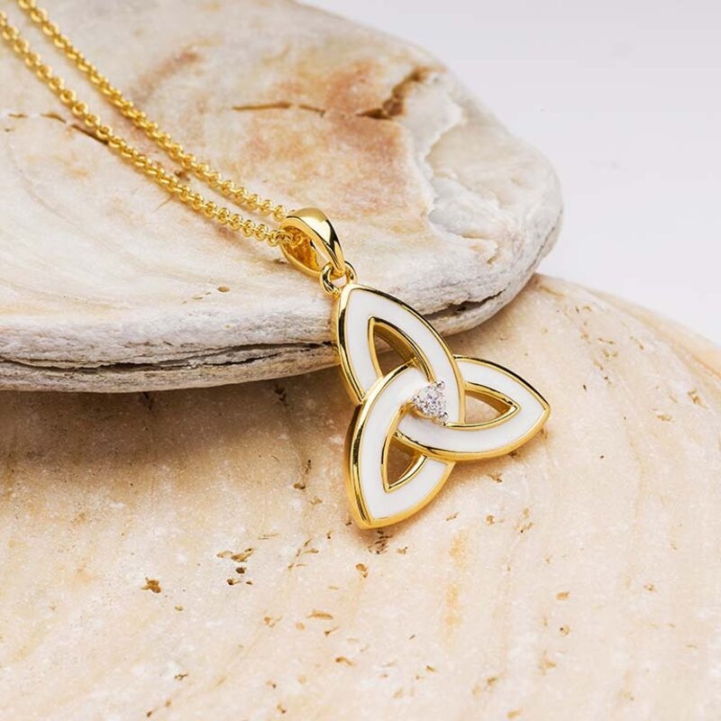 Shanore 14kt Gold Vermeil Trinity Necklace