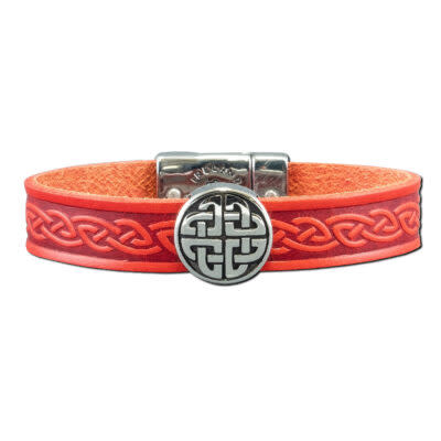 Lee River Leather Eternal Knot Single Magnetic Cuff