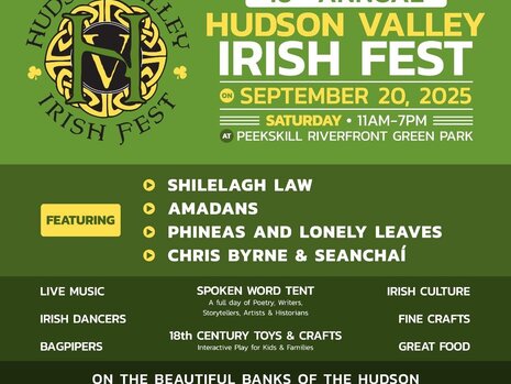 The 16th Annual Hudson Valley Irish Festival