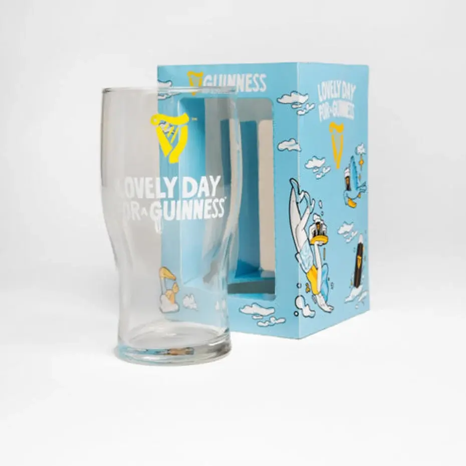 Guinness "Lovely Day for a Guinness" Pint Glass