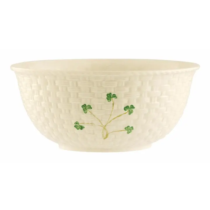 Belleek Shamrock Mixing Bowl
