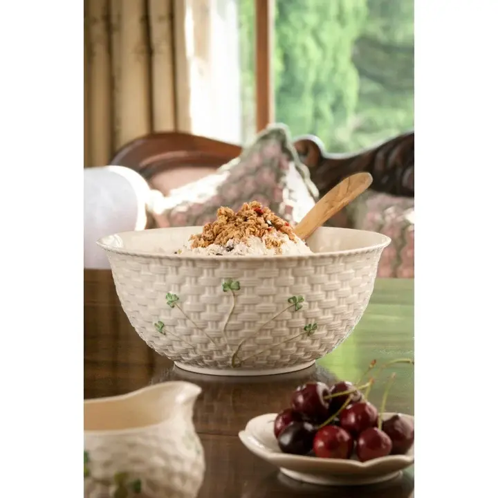 Belleek Shamrock Mixing Bowl