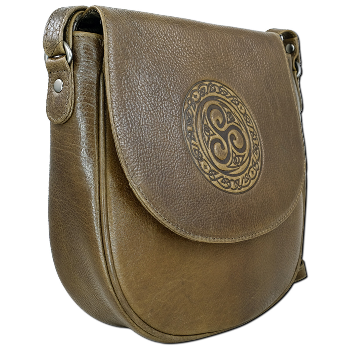 Lee River Leather Saddle Bag