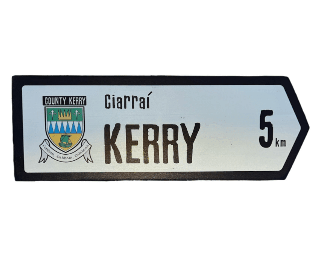 Celtic Aer Custom Irish County Road Sign:  Kerry