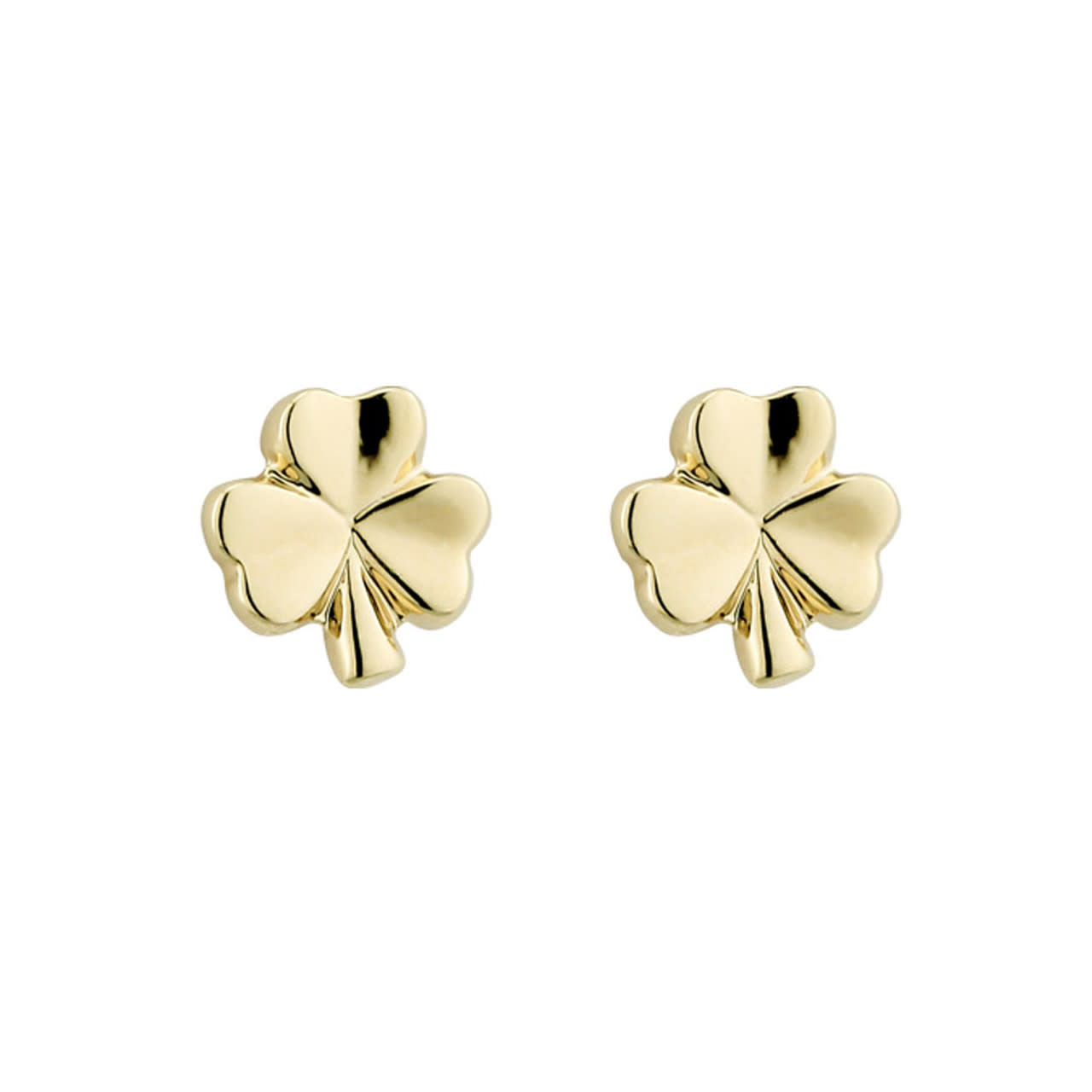 Solvar Shamrock Studs (Gold Plated)