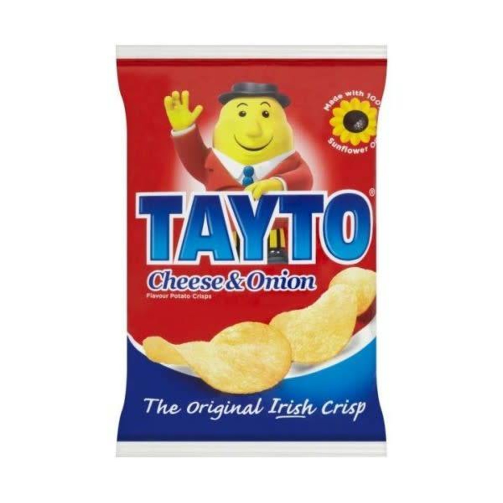 Tayto Tayto Cheese & Onion Potato Chips 45g Bag