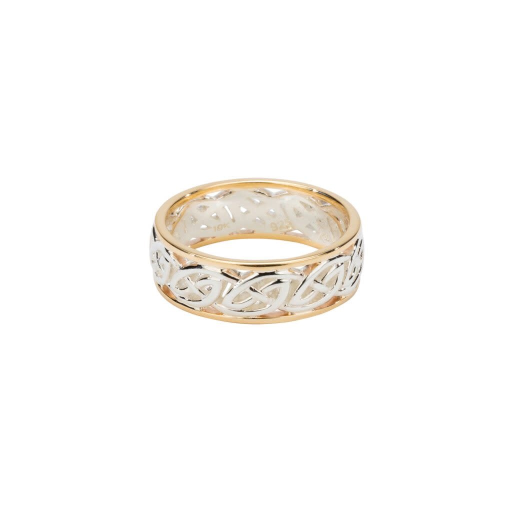 Keith Jack Silver + 10k Gold Ness Ring