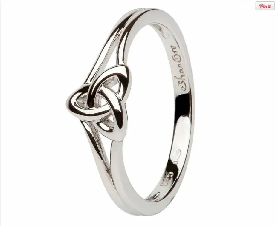 Shanore Sterling Silver Trinity Knot Ring