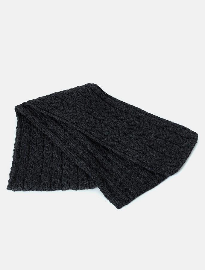 Aran Woollen Mills Aran Heritage Cable Scarf
