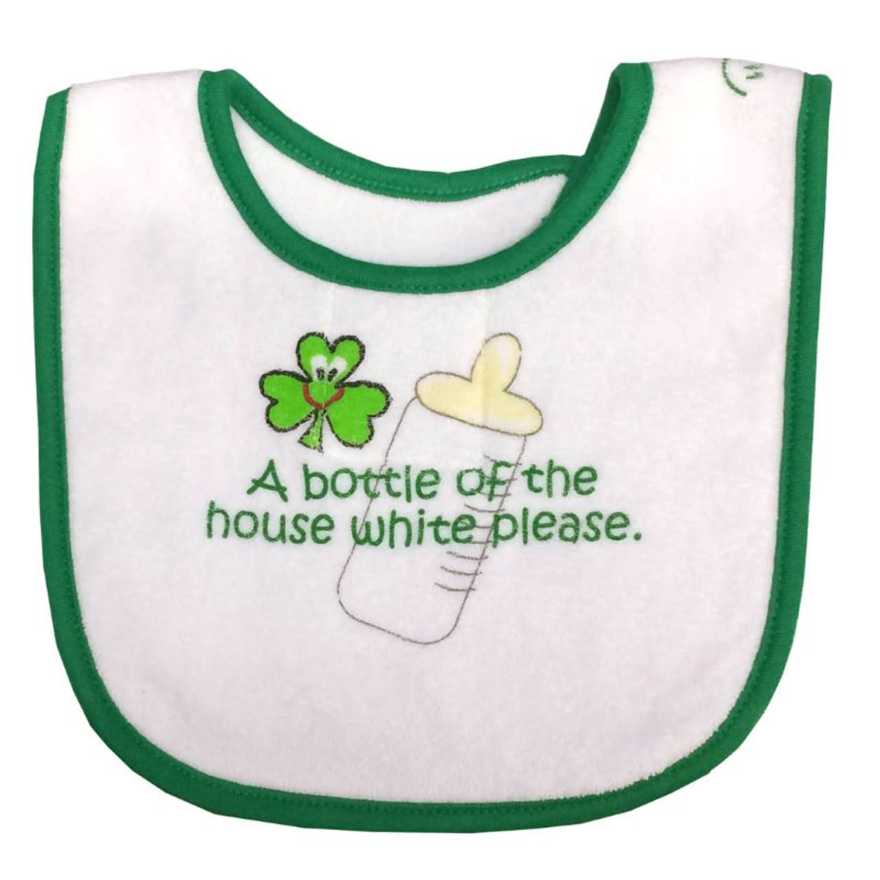 Traditional Craftwear A Bottle of the House White Bib